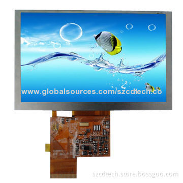 5.0-inch TFT LCD Module with 800 x 480 Pixels, Compatible with AT050TN43